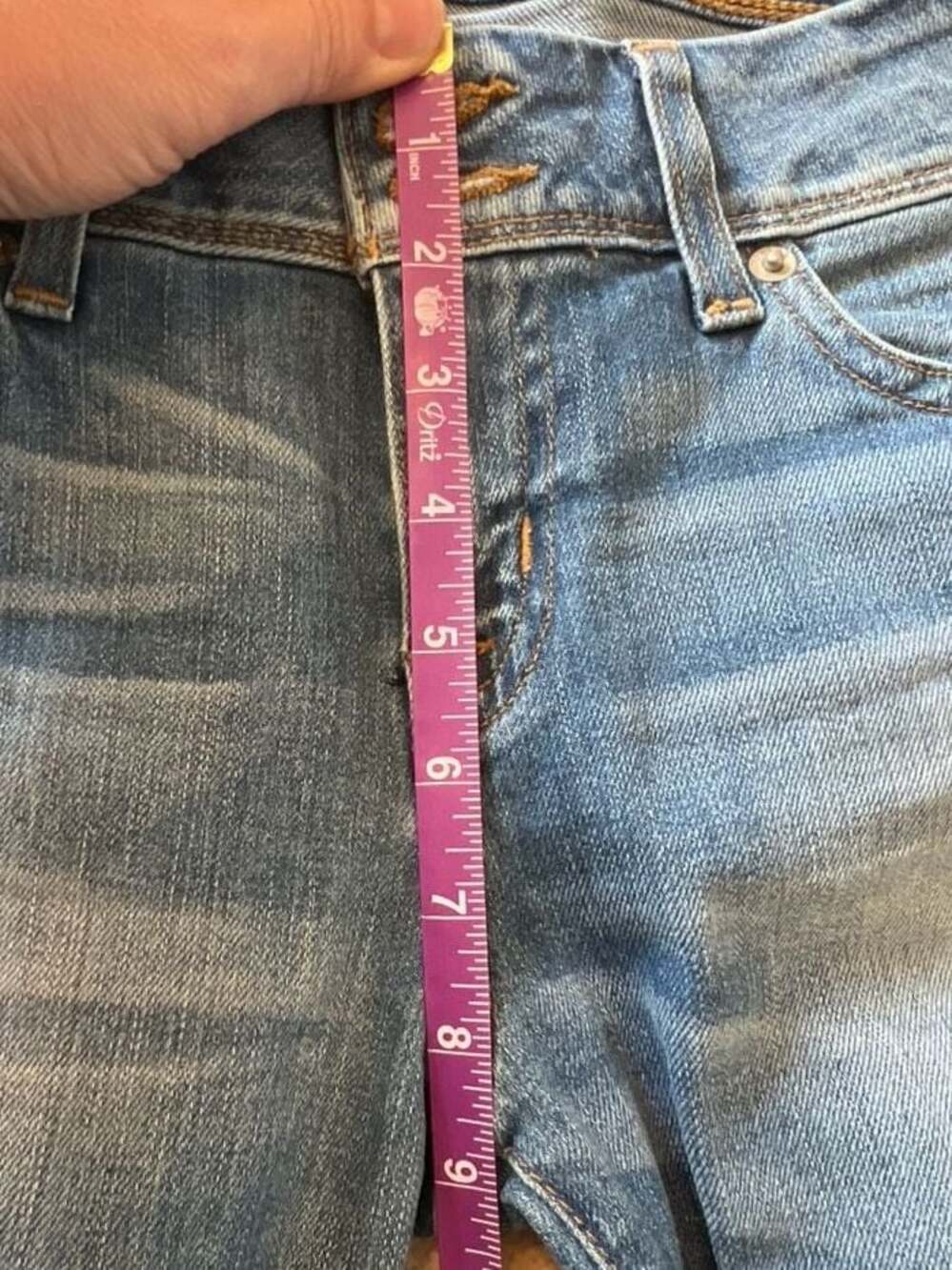 Hudson Ginny Straight Ankle With Cuff Jeans 29 - Picture 11 of 12